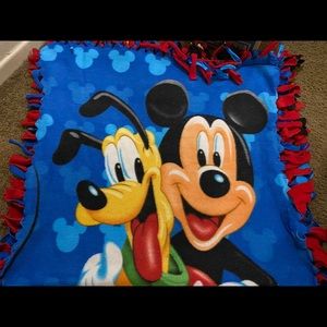 Mickey and Pluto blanket